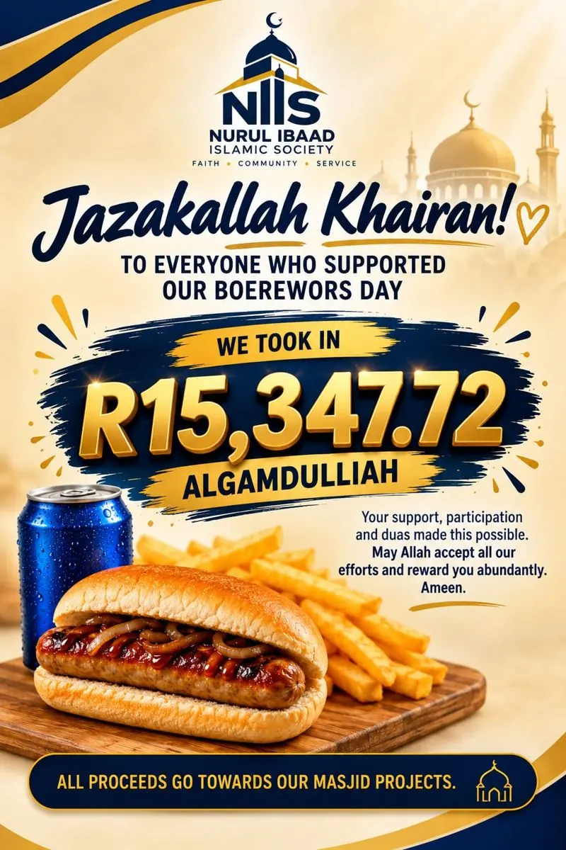 NIIS Boerewors Day: Jazakallahu Khairan!